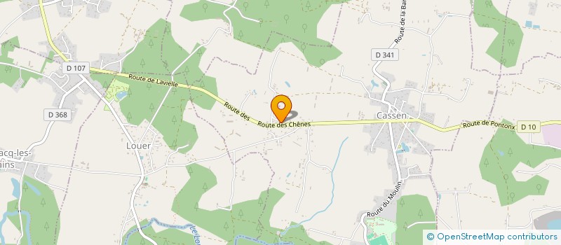 localisation de l'entreprise R B L  CASSEN