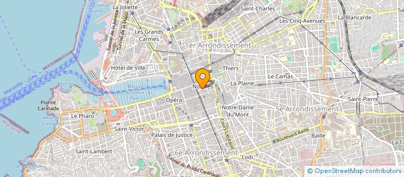 localisation de l'entreprise R B M à MARSEILLE