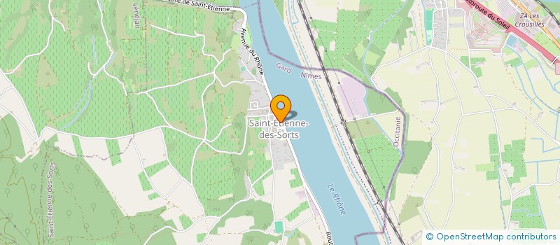 localisation de l'entreprise R.B.M.S.  SAINT-ETIENNE-DES-SORTS