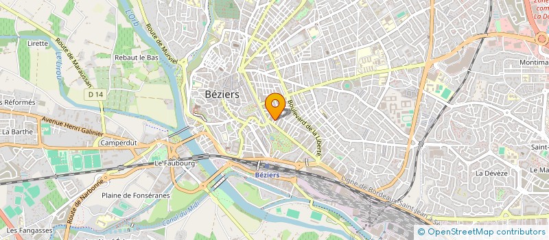 localisation de l'entreprise R&B MATERIEL  BEZIERS