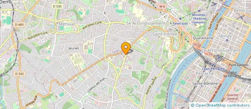 localisation de l'entreprise R.B MOBILITES CONSEILS à SAINTE-FOY-LES-LYON