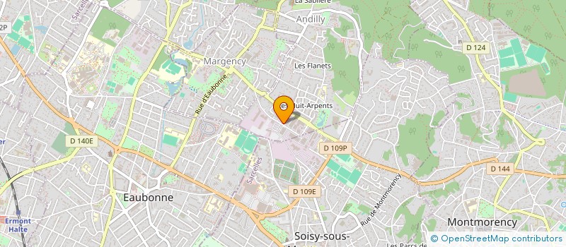 localisation de l'entreprise R.B.P.  ANDILLY