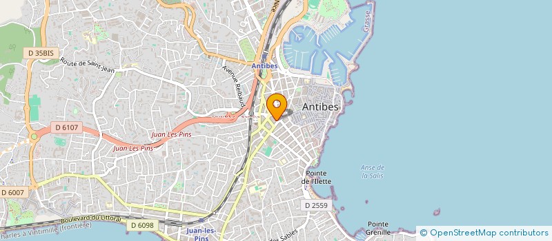 localisation de l'entreprise R B R à ANTIBES