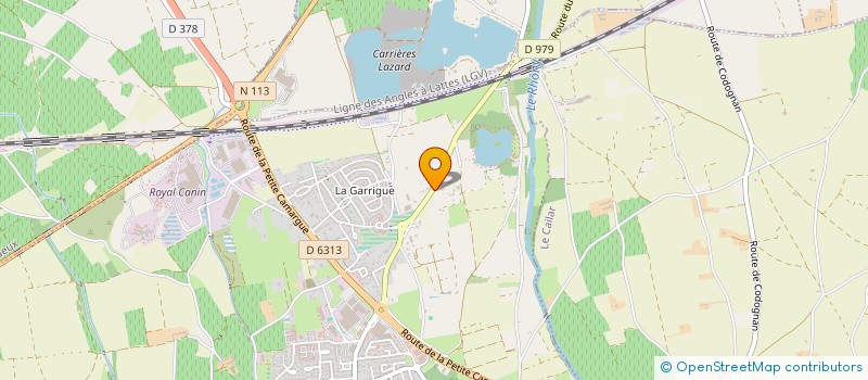 localisation de l'entreprise R.B.R  AIMARGUES