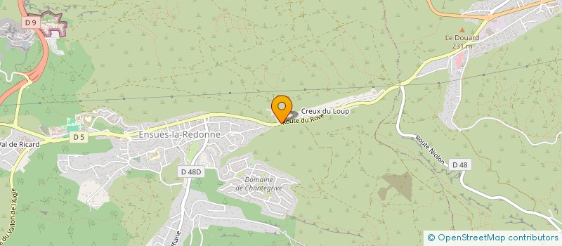 localisation de l'entreprise R.B.R.F  ENSUES-LA-REDONNE