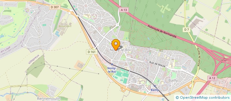 localisation de l'entreprise R.B.R.M à NOISY-LE-ROI