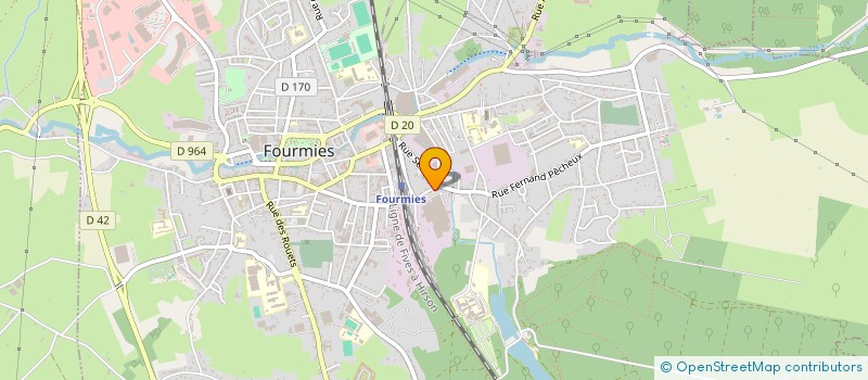 localisation de l'entreprise R.B.S à FOURMIES