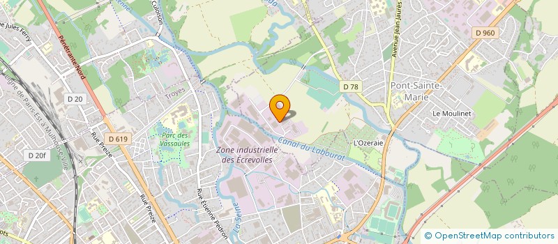 localisation de l'entreprise R.B.S DISTRIBUTION  PONT SAINTE MARIE