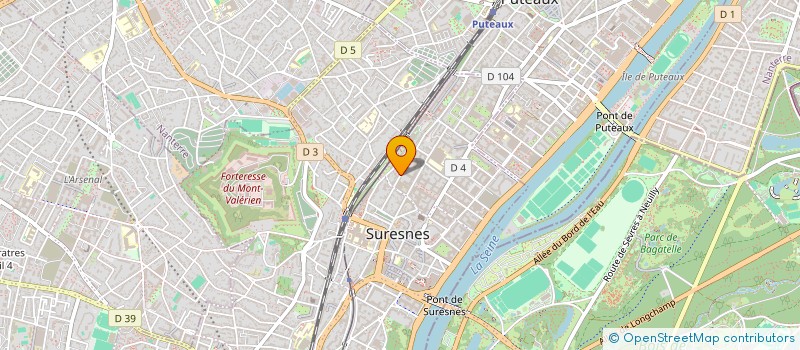 localisation de l'entreprise R.B. SERVICES EURL à SURESNES