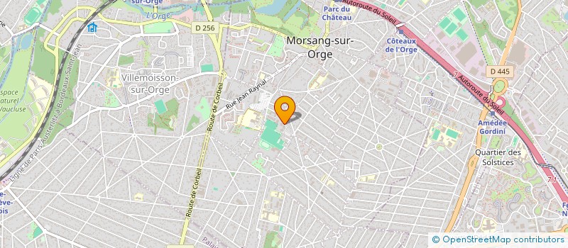 localisation de l'entreprise R.B.TRANSPORTS à MORSANG-SUR-ORGE