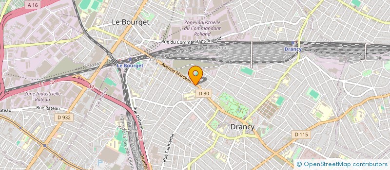 localisation de l'entreprise R.B TRANSPORTS à DRANCY