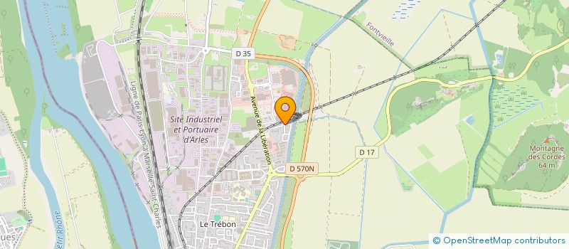 localisation de l'entreprise R.B TRANSPORTS à ARLES