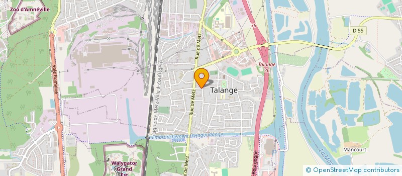 localisation de l'entreprise R BARBER à TALANGE