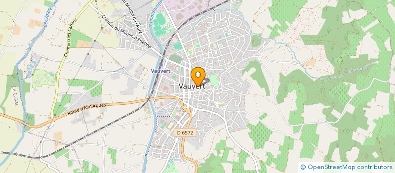 localisation de l'entreprise R BARBER  VAUVERT