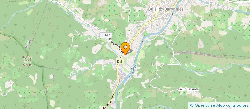 localisation de l'entreprise R-BARONNIES  LA ROCHE-SUR-LE-BUIS