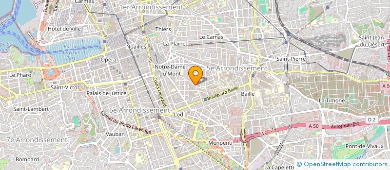 localisation de l'entreprise R-BAT à MARSEILLE