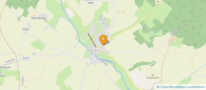 localisation de l'entreprise R.BAT  LEUGNY