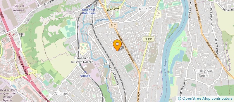 localisation de l'entreprise R BAT à CORBEIL-ESSONNES