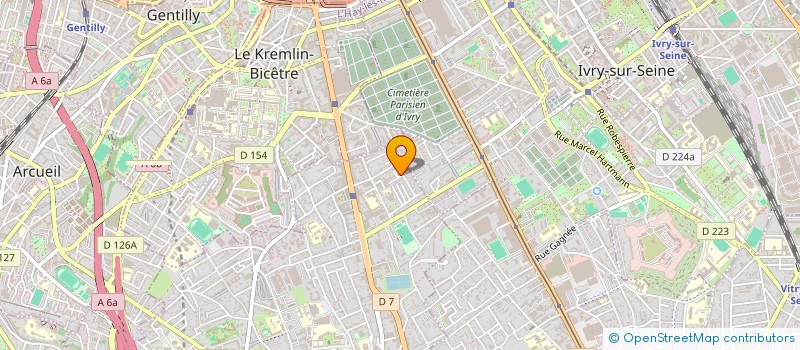 localisation de l'entreprise R-BATI SERVICE à VILLEJUIF