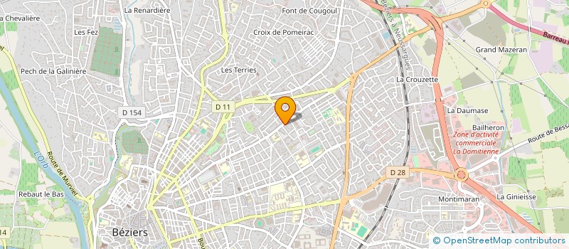 localisation de l'entreprise R - BATIMENT à BEZIERS