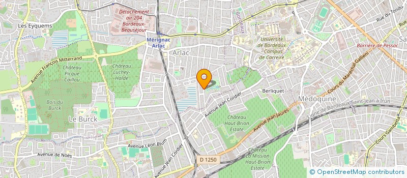 localisation de l'entreprise R&BATISAIN à MERIGNAC