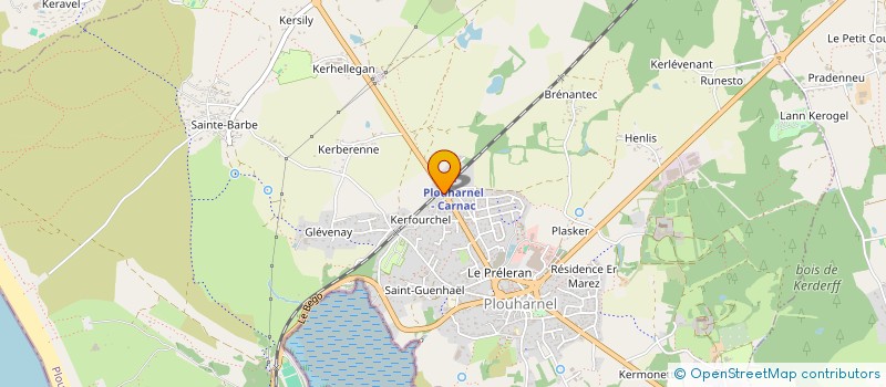 localisation de l'entreprise R BAUDET CONSULTING à PLOUHARNEL