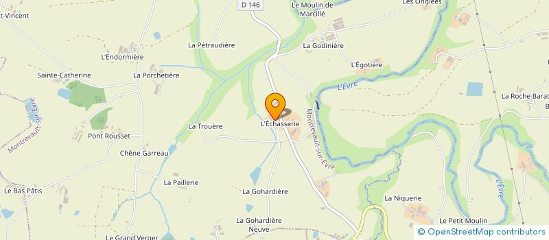 localisation de l'entreprise R'BELAIT à MONTREVAULT-SUR-EVRE