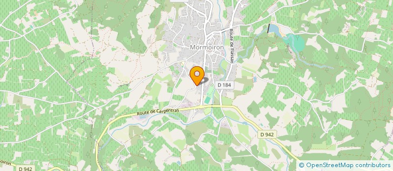 localisation de l'entreprise R BLAISE  MORMOIRON