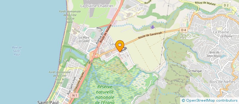 localisation de l'entreprise R-BOX à SAINT-PAUL