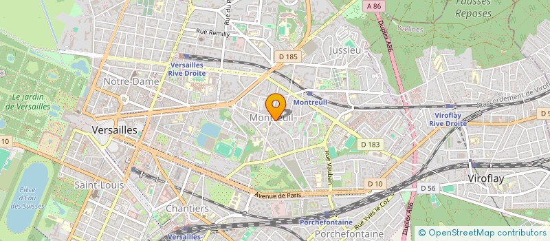 localisation de l'entreprise R & BR ASSOCIATION à VERSAILLES