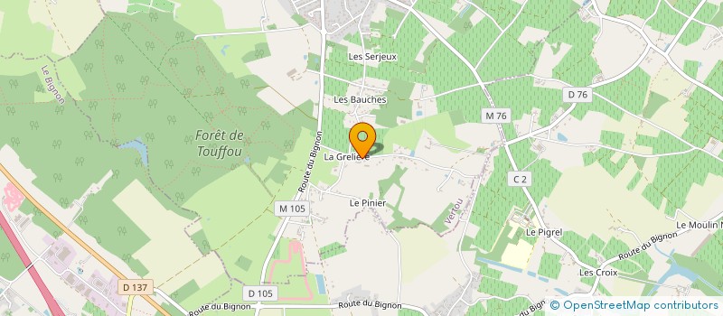 localisation de l'entreprise R. BRANGER ET FILS à VERTOU
