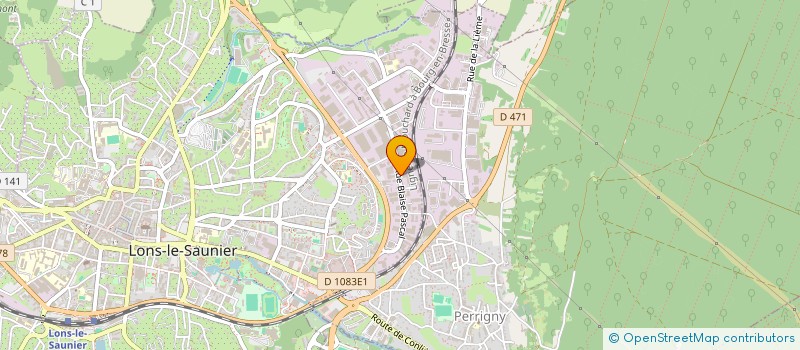 localisation de l'entreprise R. BRUN ET FILS  LONS-LE-SAUNIER