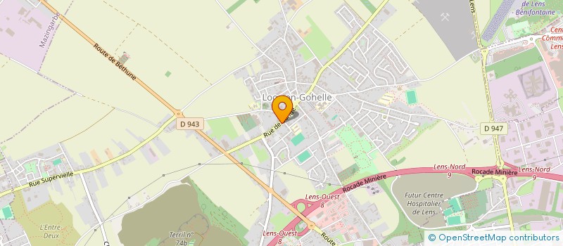 localisation de l'entreprise R BTP  LOOS-EN-GOHELLE