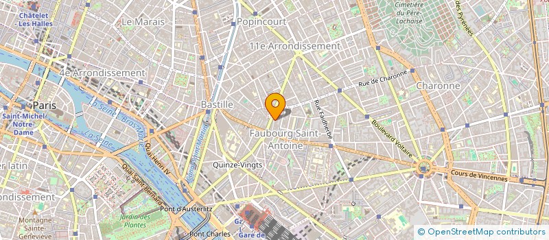 localisation de l'entreprise R & C  PARIS