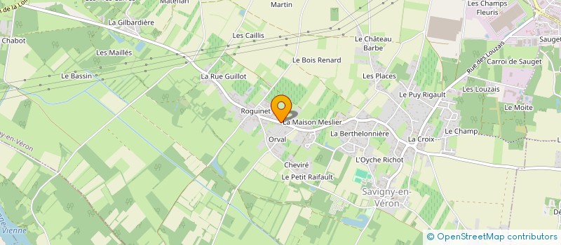 localisation de l'entreprise R.C  SAVIGNY-EN-VERON