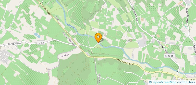 localisation de l'entreprise R & C à PEZENAS