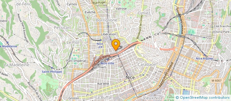 localisation de l'entreprise R&C à NICE