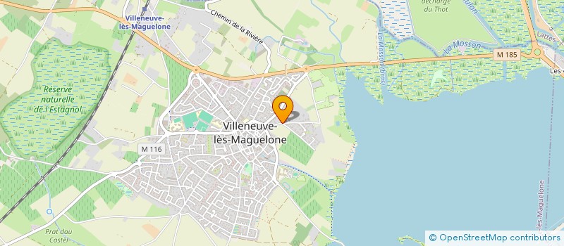 localisation de l'entreprise R & C  VILLENEUVE-LES-MAGUELONE