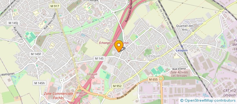 localisation de l'entreprise R.C.A. à LESQUIN