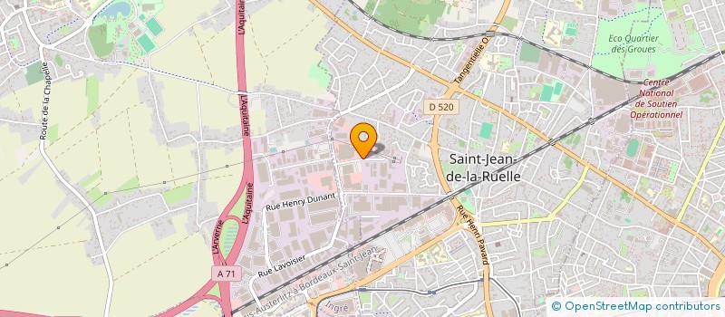 localisation de l'entreprise R C A SAS  INGRE