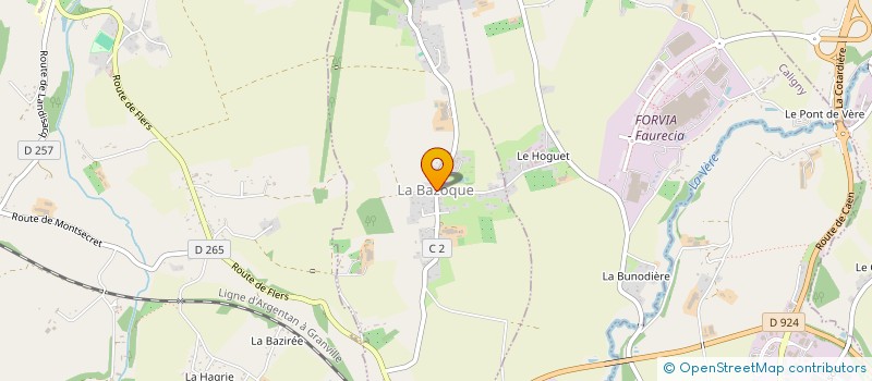 localisation de l'entreprise R.C ARTISAN CREATEUR à LA BAZOQUE