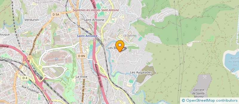 localisation de l'entreprise R.C BAT à MARSEILLE 15EME