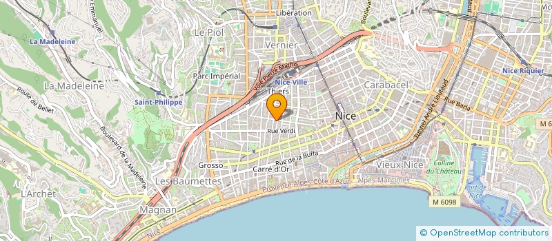 localisation de l'entreprise R.C.C. à NICE