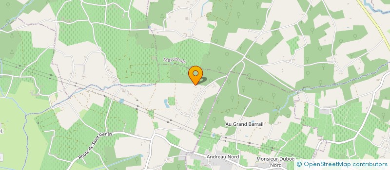 localisation de l'entreprise R.C CHAPE FLUIDE  VAL DE VIRVEE