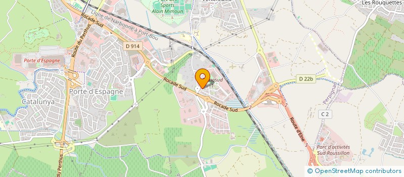 localisation de l'entreprise R&C CORPORATE  PERPIGNAN