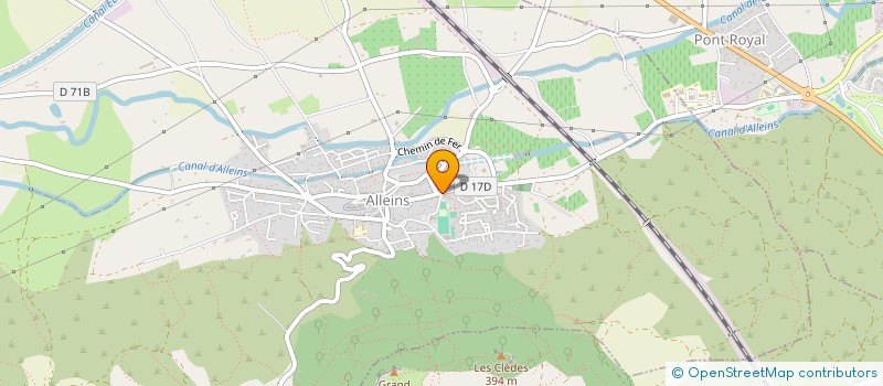 localisation de l'entreprise R.C COSTES XIII  ALLEINS