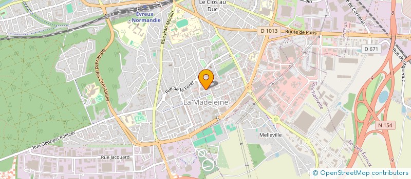 localisation de l'entreprise R.C.D. BAT à EVREUX