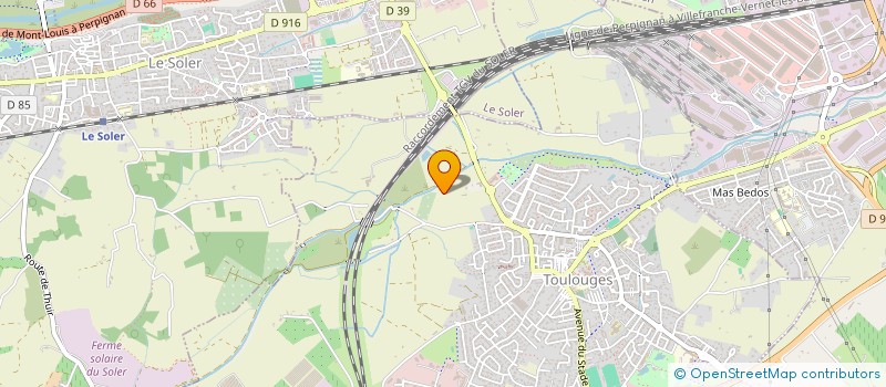 localisation de l'entreprise R.C.D DISTRIBUTION  TOULOUGES