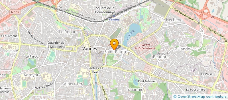 localisation de l'entreprise R.C.E. VANNES à VANNES