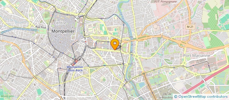 localisation de l'entreprise R.C.FINANCES SARL à MONTPELLIER